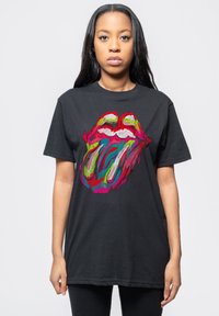 Paradiso Clothing THE ROLLING STONES SIXTY BRUSHSTROKE - Print T-shirt - black