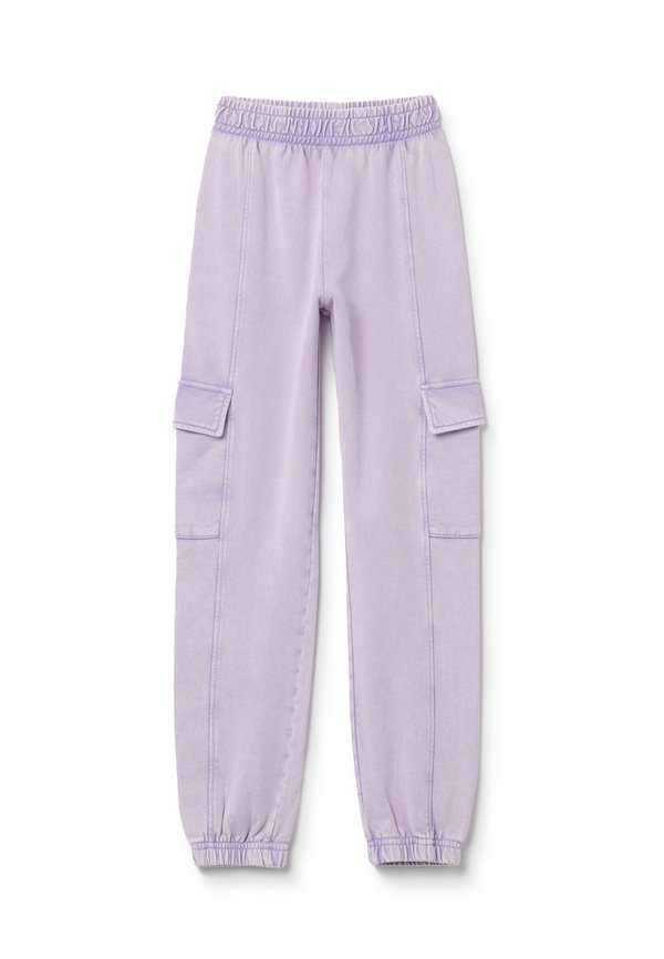 WITH ELASTICATED  - Cargohose - lilac