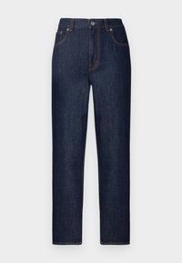 CROPPED TAPERED JEANS - Tapered-Farkut - rinsed blu