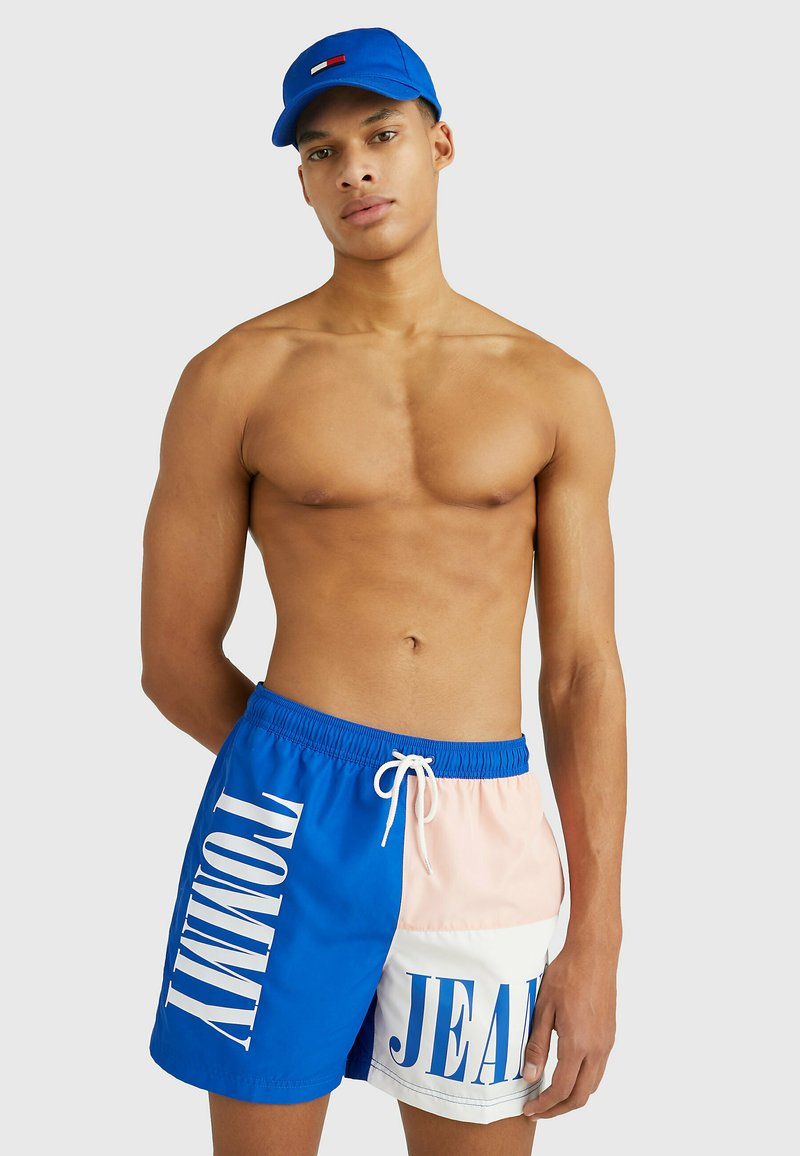 Tommy Jeans MEDIUM DRAWSTRING Badeshorts ultra blue/mørkeblå Zalando.dk