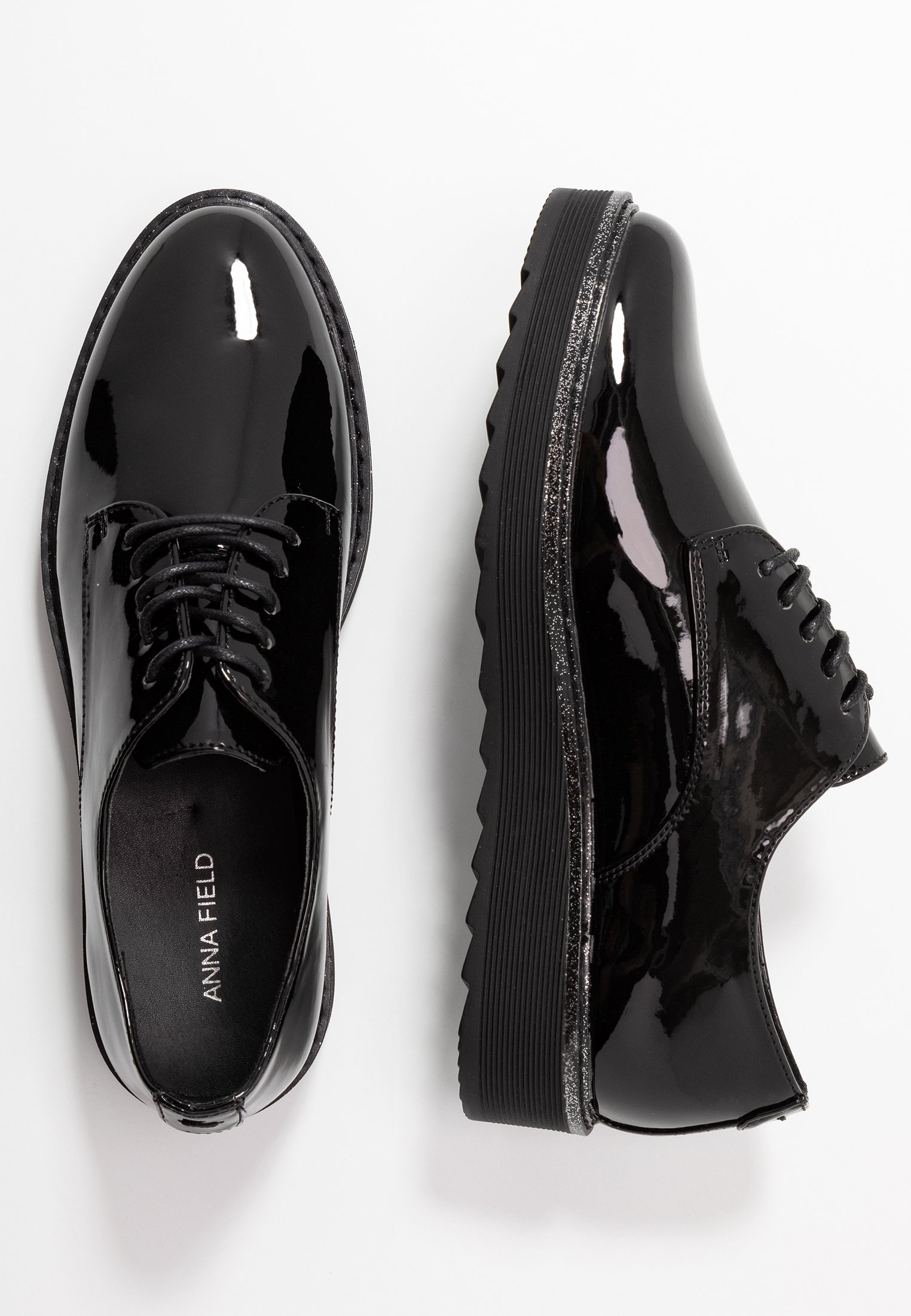 Anna Field Snøresko black Zalando.no Anna Field Snøresko black Zalando.no