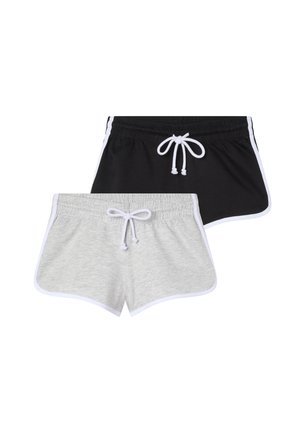Terranova, PACK OF 2 WITH CONTRASTING PROFILES - Pantaloni sportivi - 1x Black, 1x Gray