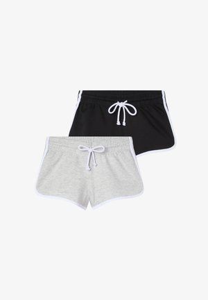 Terranova, PACK OF 2 WITH CONTRASTING PROFILES - Pantaloni sportivi - 1x Black, 1x Gray