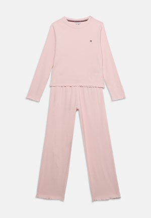Tommy Hilfiger, RIBBED PYJAMA SET - SIGNATURE ESSENTIAL - Pyjama - whimsy pink