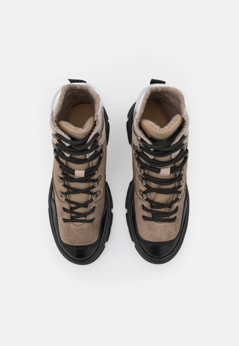 GANT MONTHIKE - Plateaustiefelette - taupe/black/taupe - Zalando.de 