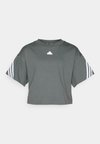 T-shirts med print - grey six/black