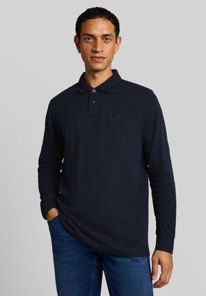 TOM TAILOR, BASIC LONGSLEEVE POLO - Poloshirt - sky captain blue