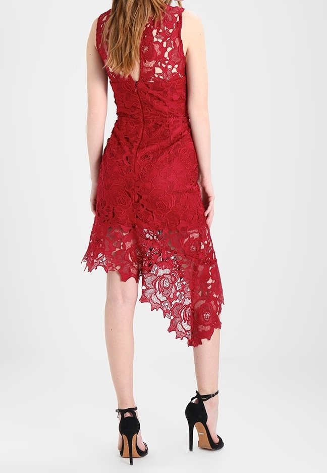 plus size lace cocktail dresses Ever-Pretty Empire Waist V-Neck Short Sleeve A-Line Lace Formal Dress Occasion Dress