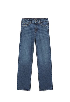 Massimo Dutti MID-RISE - Straight leg jeans - blue