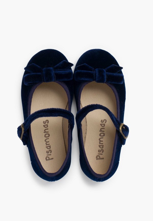 MERCEDITAS  – Riemchenballerina – azul marino