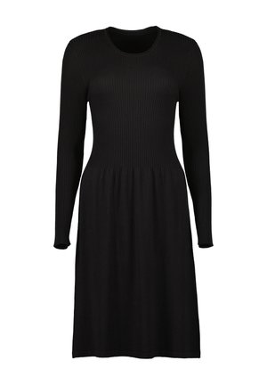 Blue Seven, BLUE SEVEN STRICKKLEID - Jumper dress - schwarz