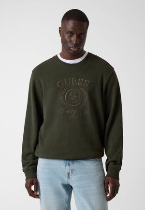 Guess Sweatshirt - dunkelgrün