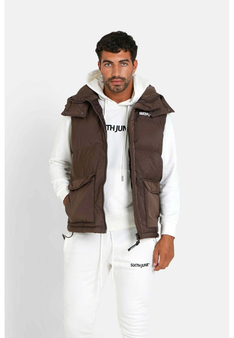 Veste sans manche JUNE camel (26CY602)