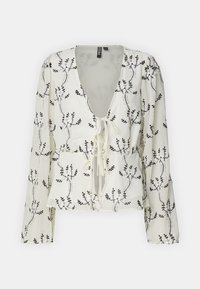 Pieces PCFIBS TIE - Bluse - bright white