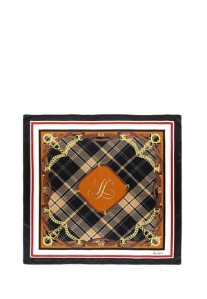 RAMAPO - Fular - nero-arancio-rosso