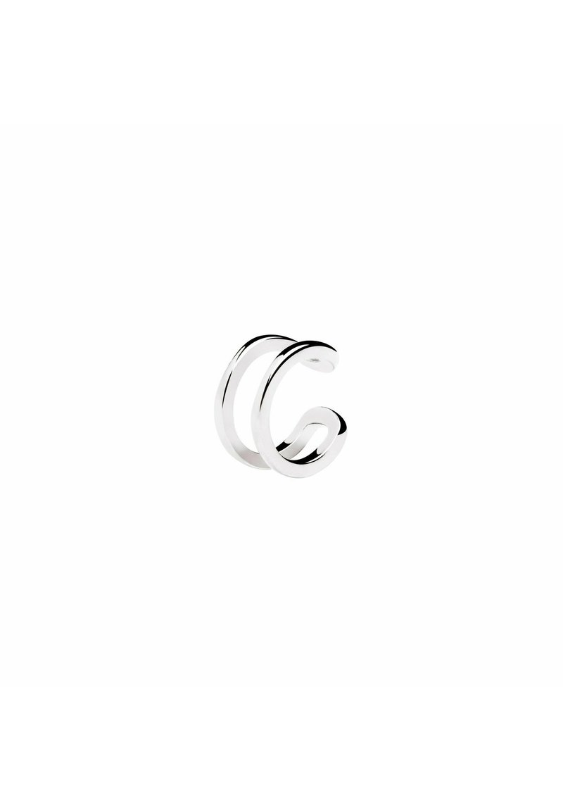 Singularu DOUBLE RING - Enkelt örhänge - plata color
