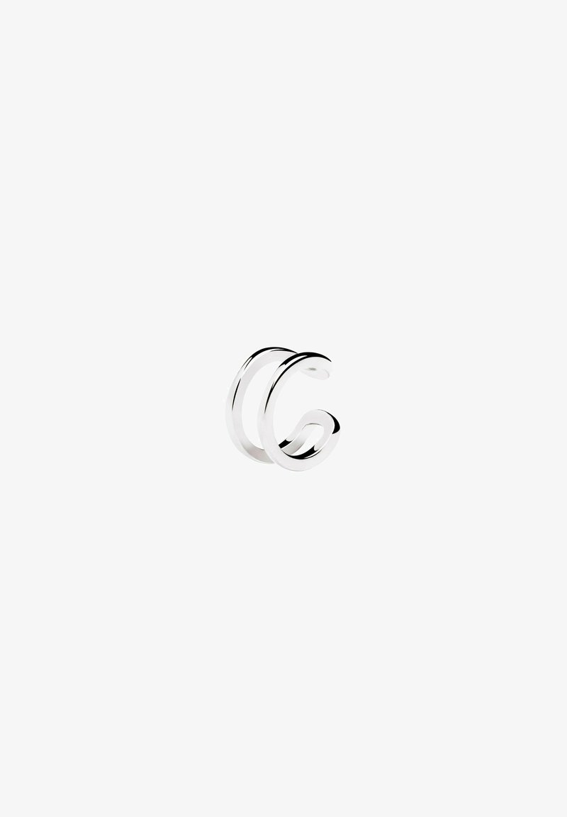 Singularu DOUBLE RING - Pendiente individual - plata color