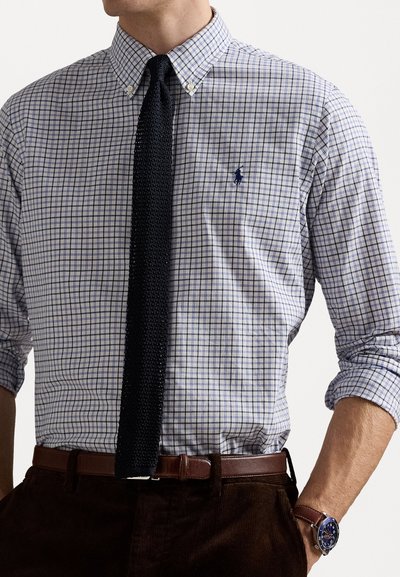 Polo Ralph Lauren CUSTOM FIT PLAID TWILL SHIRT - Cămașă - blue