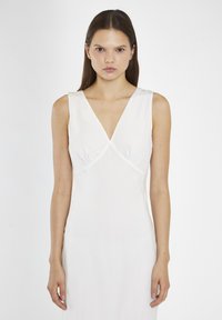 Glamorous V-Neck Bias-Cut Maxi - Vapaa-ajan mekko - off white