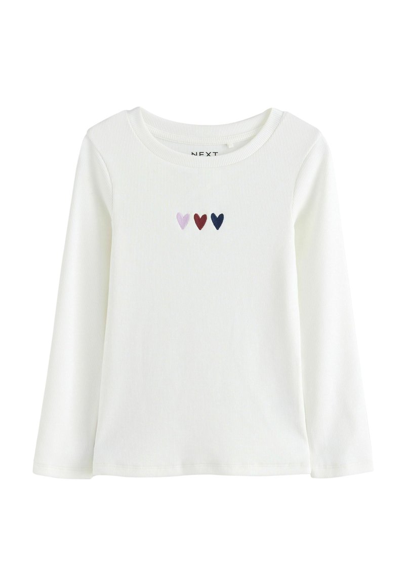 T-shirt noir à manches longues pour fille avec motif de fleur rose | tuc tuc