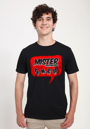 MATT KEELING MR ZEEK - T-shirt con stampa - black