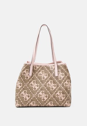 VIKKY TOTE SET - Cabas - latte/pale rose