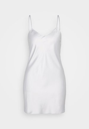 Weekday YUI MINI SLIP DRESS - Cocktail φόρεμα / Φόρεμα για πάρτι - light grey