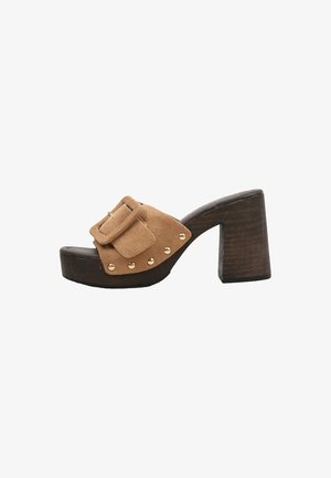 LIMMA, ELID - Mules à talons - camel
