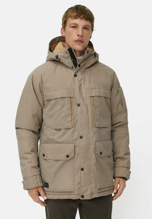 MIT TASCHEN - Parka - beige