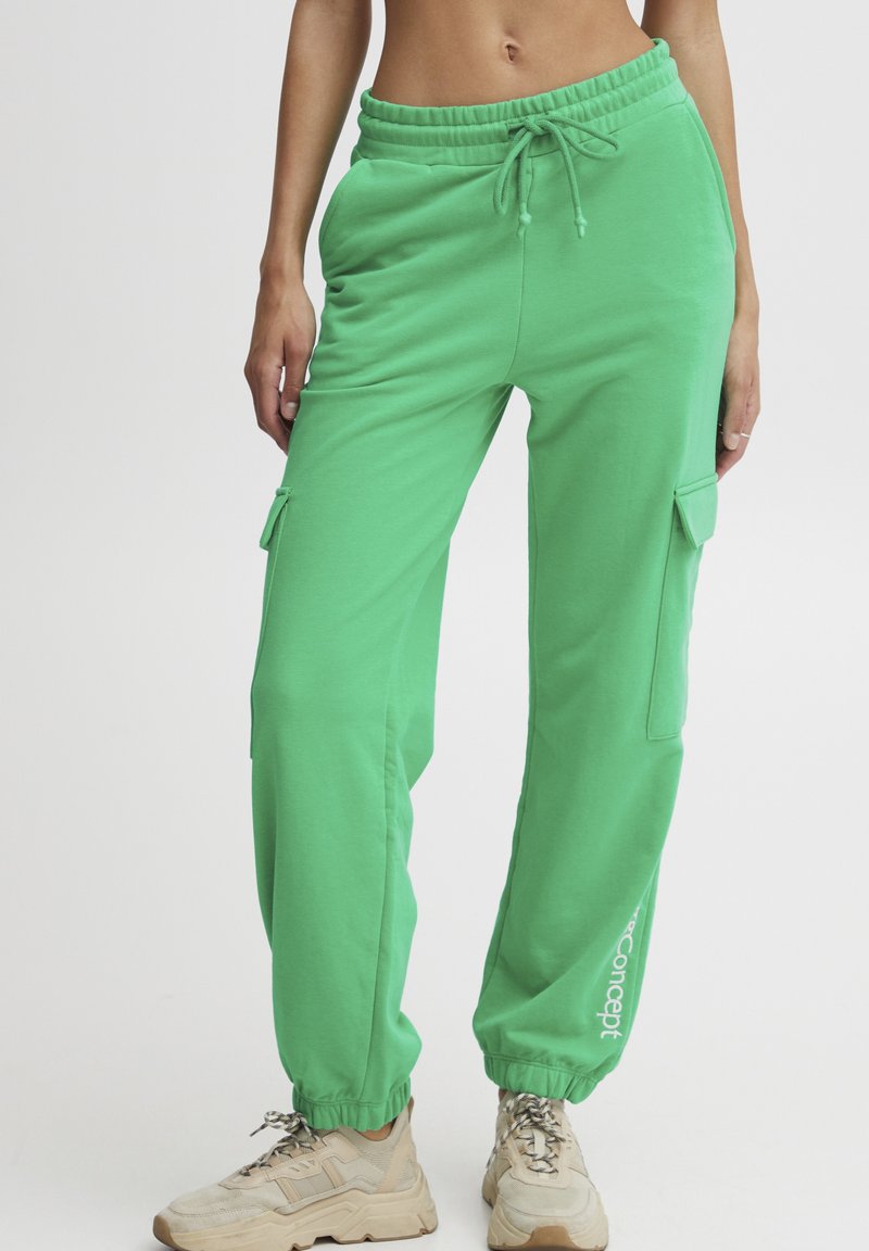 TheJoggConcept SAFINE POCKET Tracksuit bottoms mint/evergreen