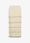 CUYLVA SKIRT - Jupe longue - whitecap