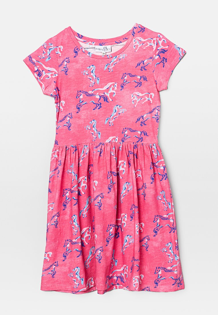 happy girls Jerseyjurk donkerroze