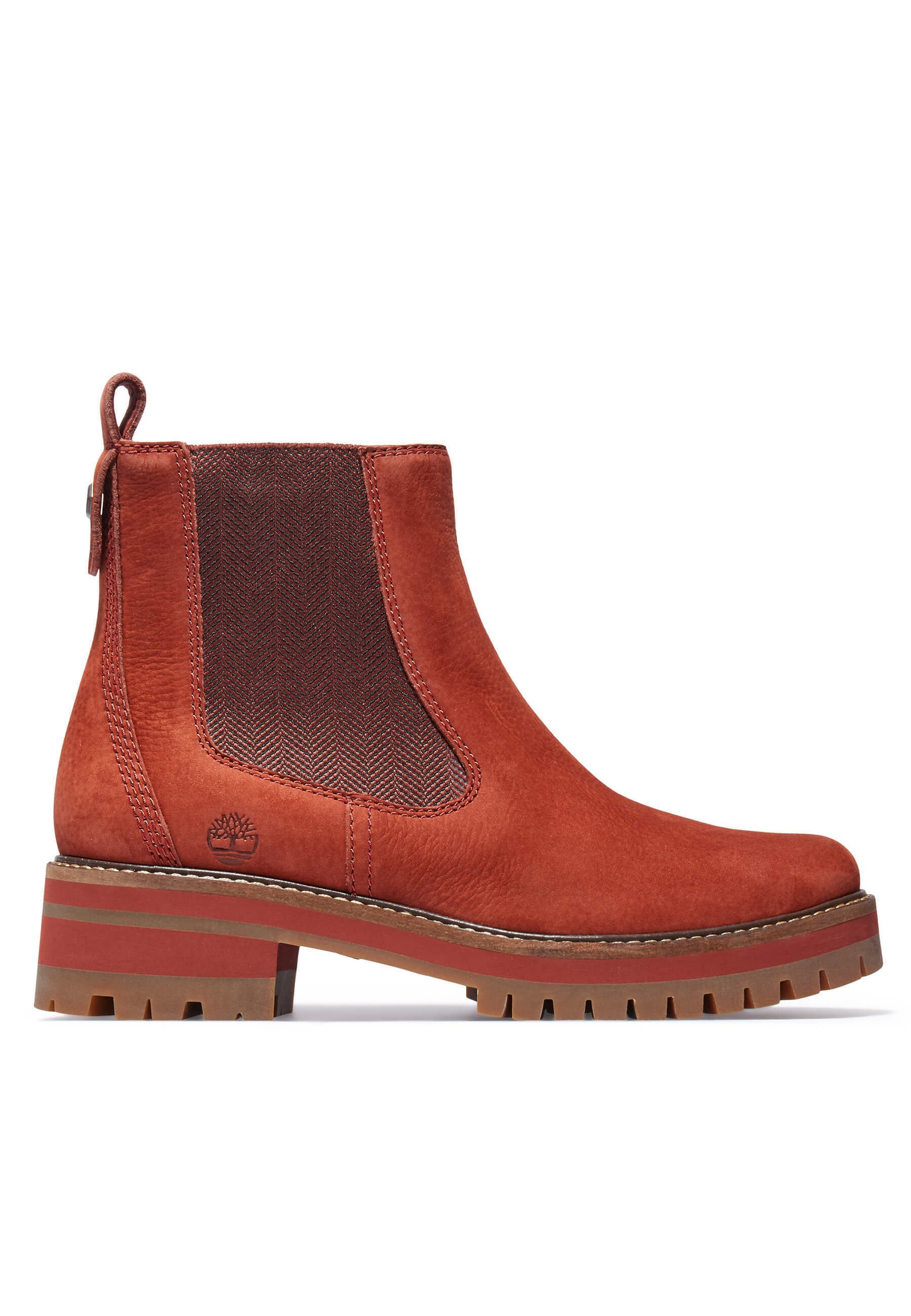 Timberland COURMAYEUR VALLEY - Korte laarzen - cherry mahogany/donkerrood -  Zalando.nl