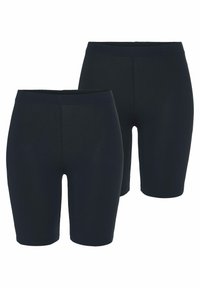 VIVANCE ACTIVE BY LASCANA 2 PACK - Shorts - marine + schwarz