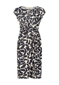 Cartoon MIT RAFFUNG
 - Jerseykleid - weiß schwarz