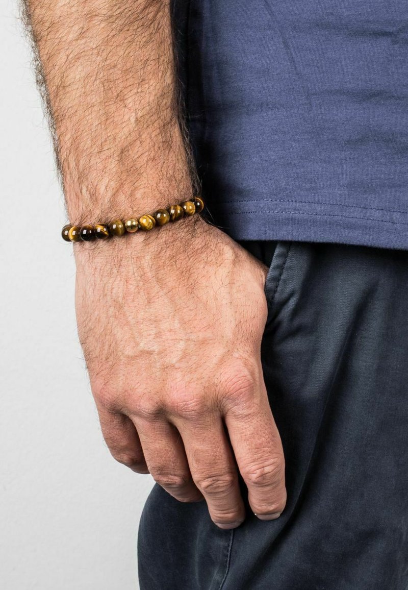 Akitsune - GLOBAE-T - Bracelet - tiger eye-yellow, Enlarge