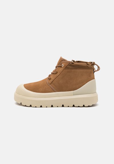 NEUMEL UNISEX - Bottines à lacets - chestnut/whitecap