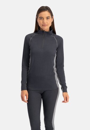 ZIP-NECK THERM - Longsleeve - grey