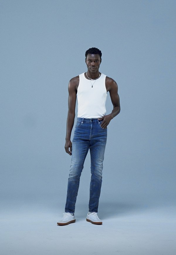 REVEND - Jeans Skinny Fit - medium indigo aged3