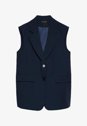 Calliope, GIACCA TINTA UNITA - Smanicato - blu navy