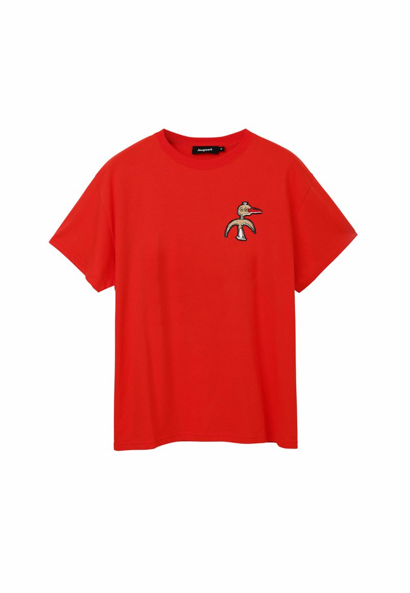 Desigual T-shirt print rood