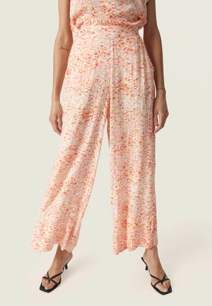 ZAYA - Stoffhose - apricot dizzy print