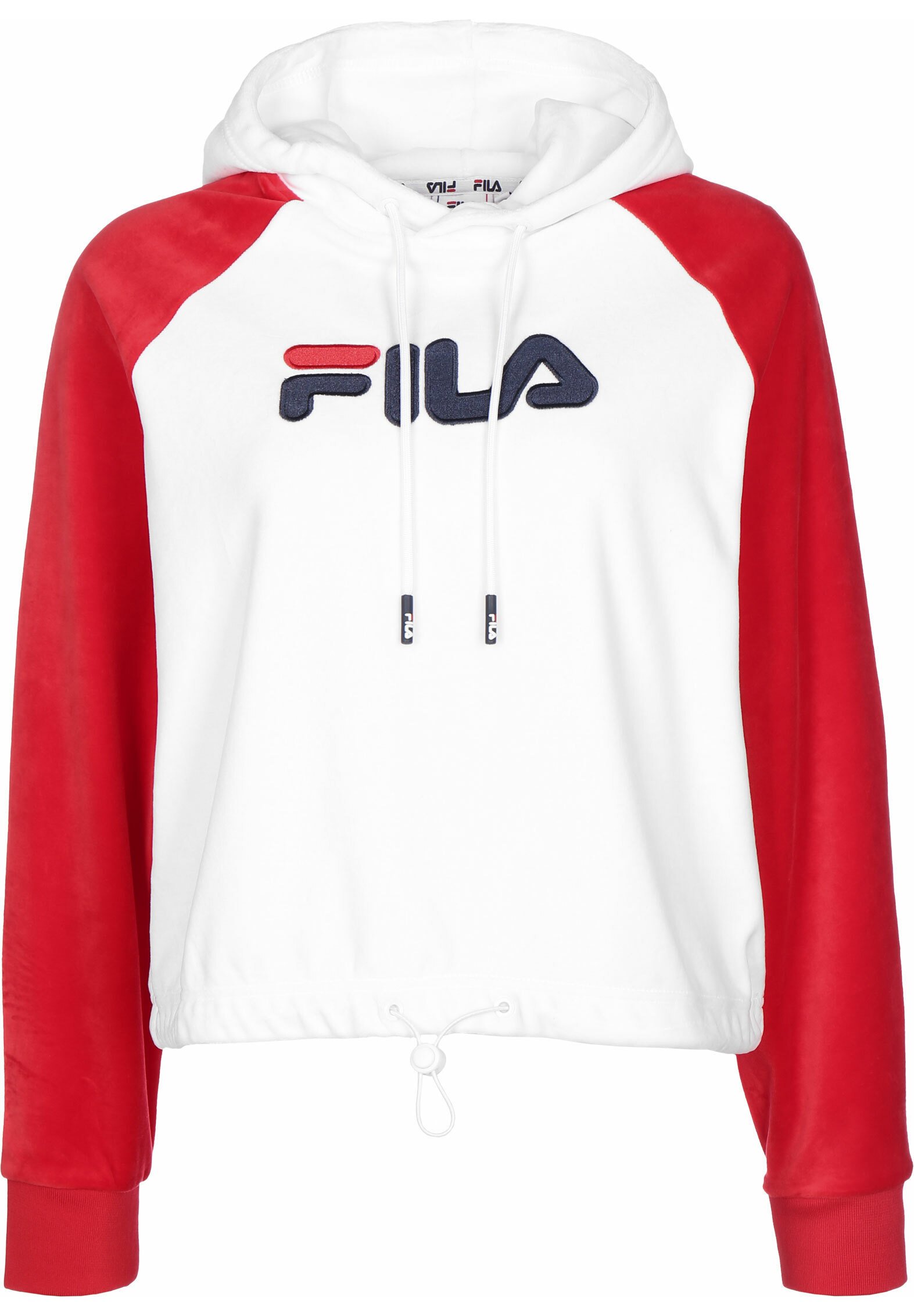 Fila Hoodie bright whitetrue redwit Zalando.nl Fila HOODY Hoodie bright white Zalando.nl
