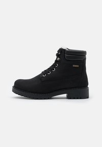 Tamaris Botines con cordones - black