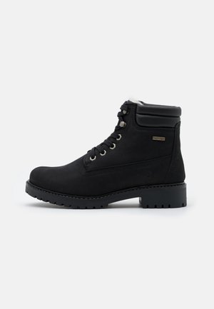 Bottines à lacets - black