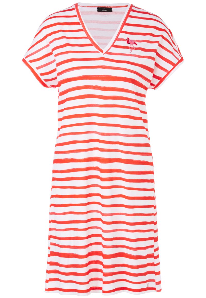 Marc Cain Gebreide jurk rood Marc Cain Gebreide jurk rood