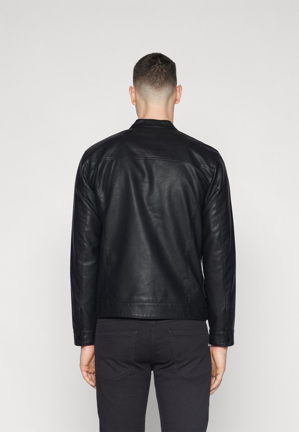 ONSMIKE RACER JACKET - Faux leather jacket3
