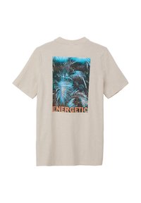 s.Oliver T-Shirt print - helles beige