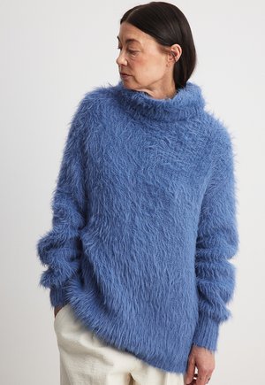 ROLLKRAGEN - Strickpullover - blue