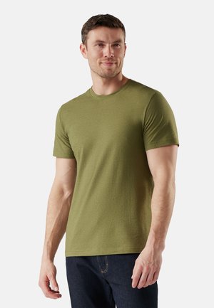 PERFECT CREW SHORT SLEEVE - T-paita - winter moss